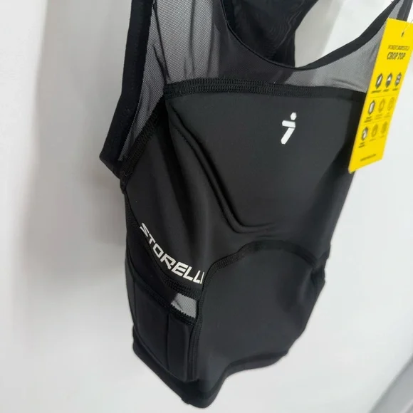 Storelli Women Size XS Bodyshield Crop Top NWT High-Impact Chest Rib Protection - Picture 4 of 9